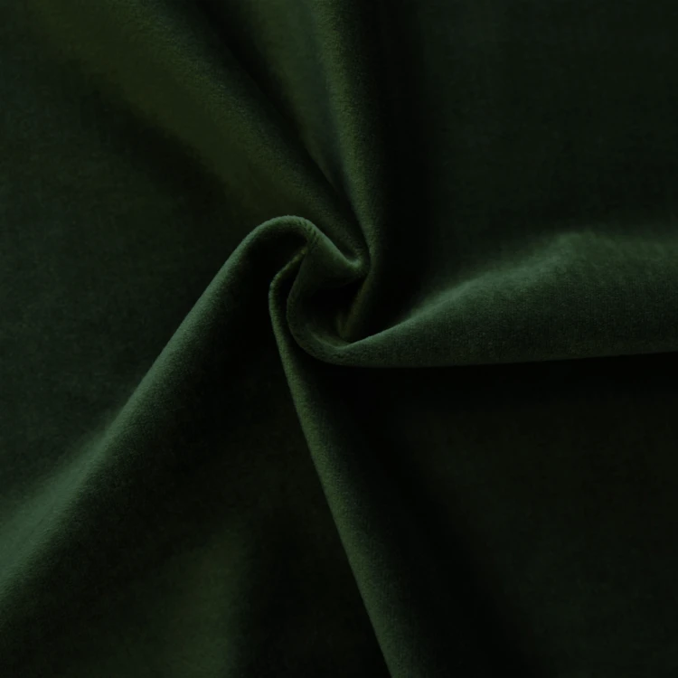 Tissu en velours uni ameublement