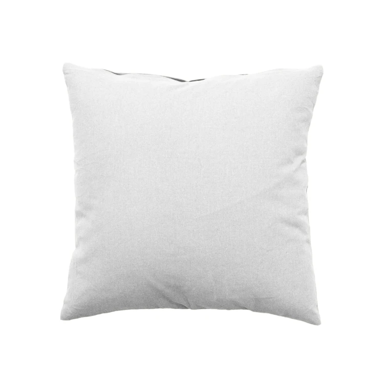 Coussin déhoussable uni en coton