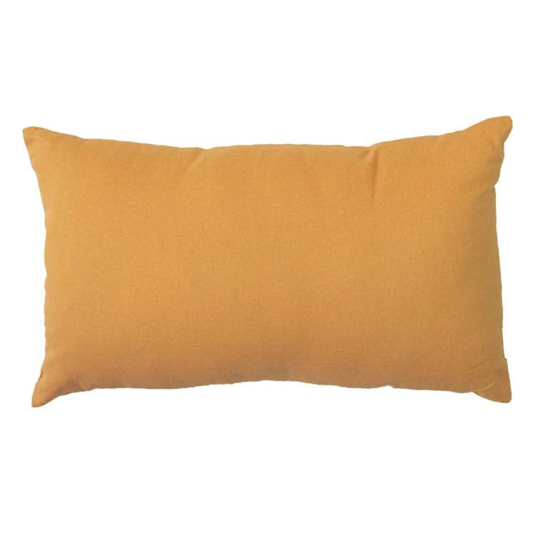 Coussin non déhoussable en coton uni