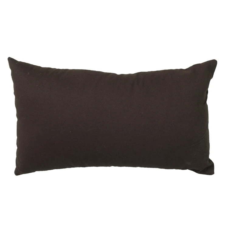 Coussin non déhoussable en coton uni