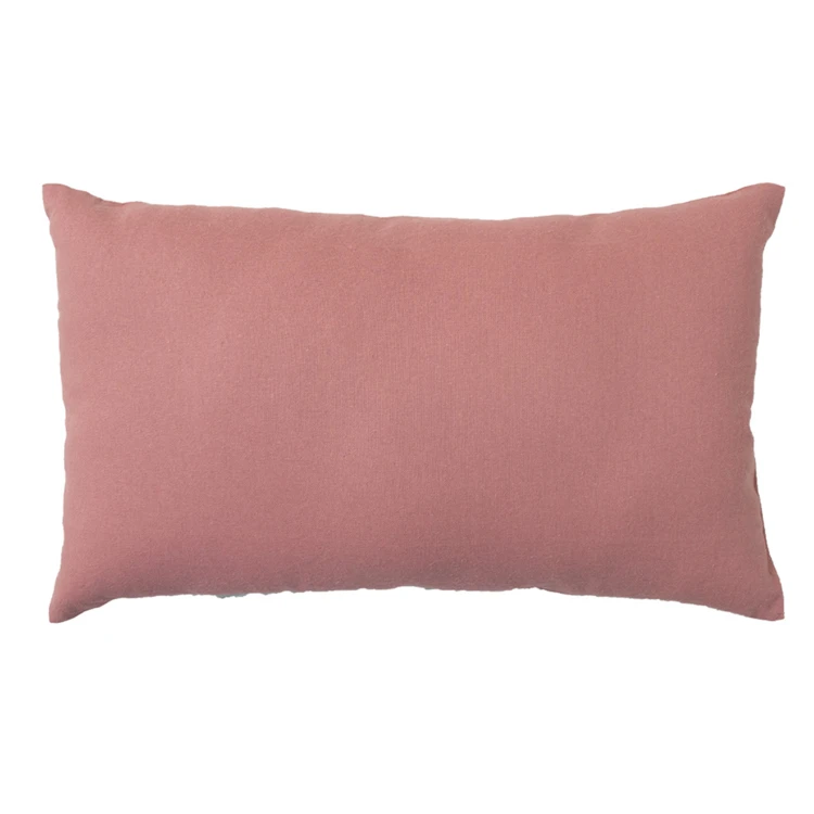 Coussin non déhoussable en coton uni