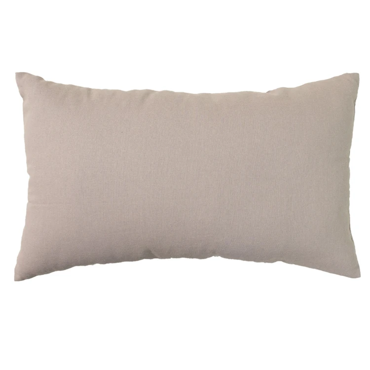 Coussin non déhoussable en coton uni