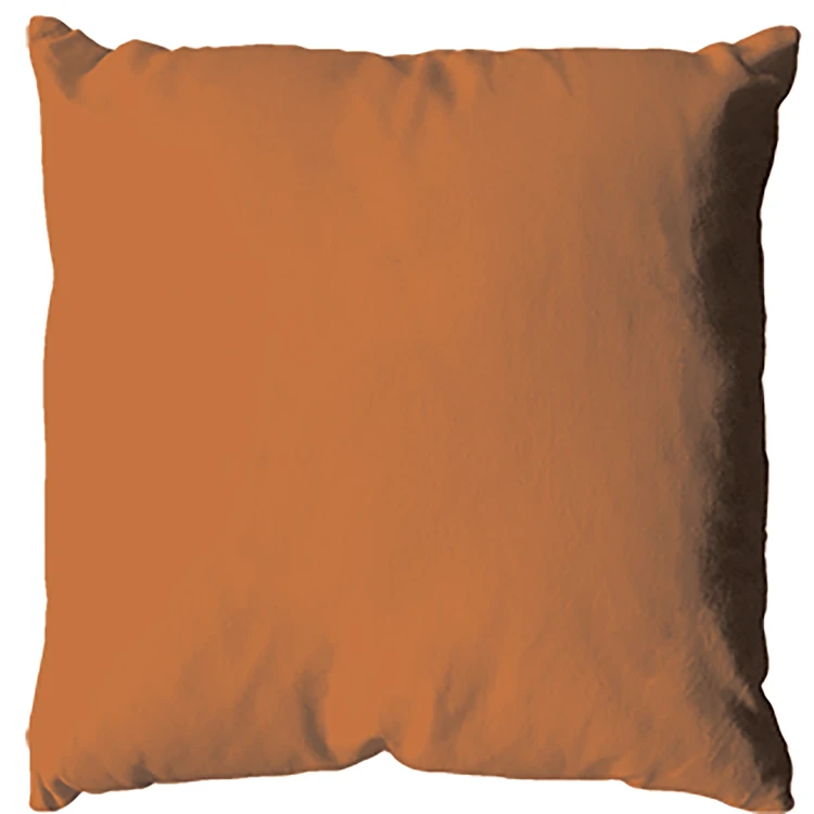 Coussin uni en polyester déhoussable