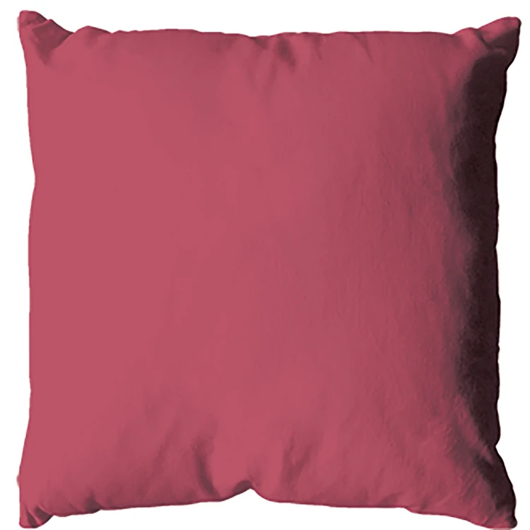 Coussin uni en polyester déhoussable