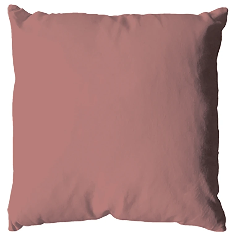 Coussin uni en polyester déhoussable