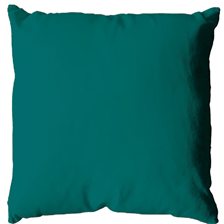 Coussin uni en polyester déhoussable
