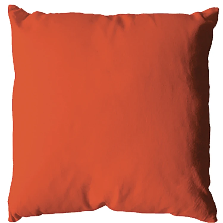 Coussin uni en polyester déhoussable