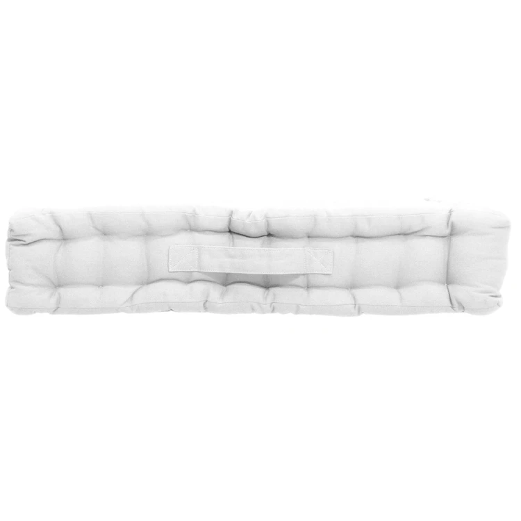 Coussin de sol uni en pur coton