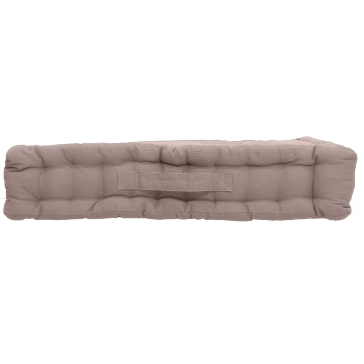 Coussin de sol uni en pur coton