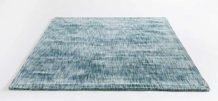 Tapis en Viscose avec Effet Chiné