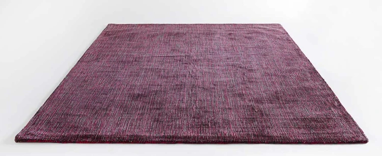 Tapis en Viscose avec Effet Chiné