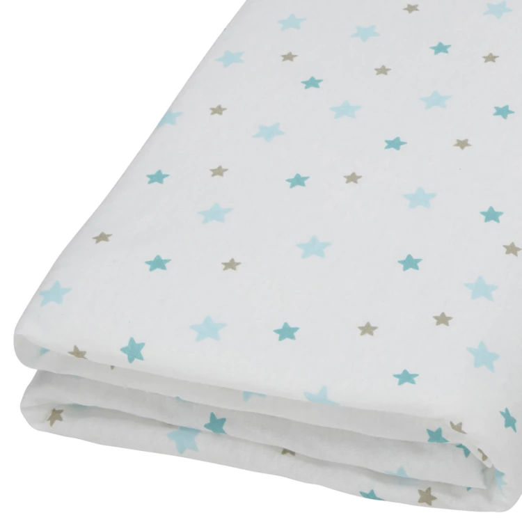 Drap housse imprimé étoiles