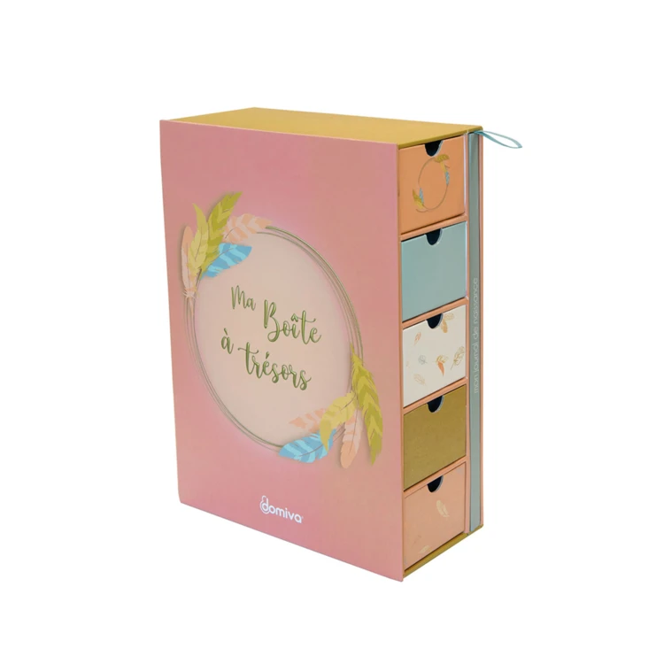 Coffret boîte à trésors et journal de naissance