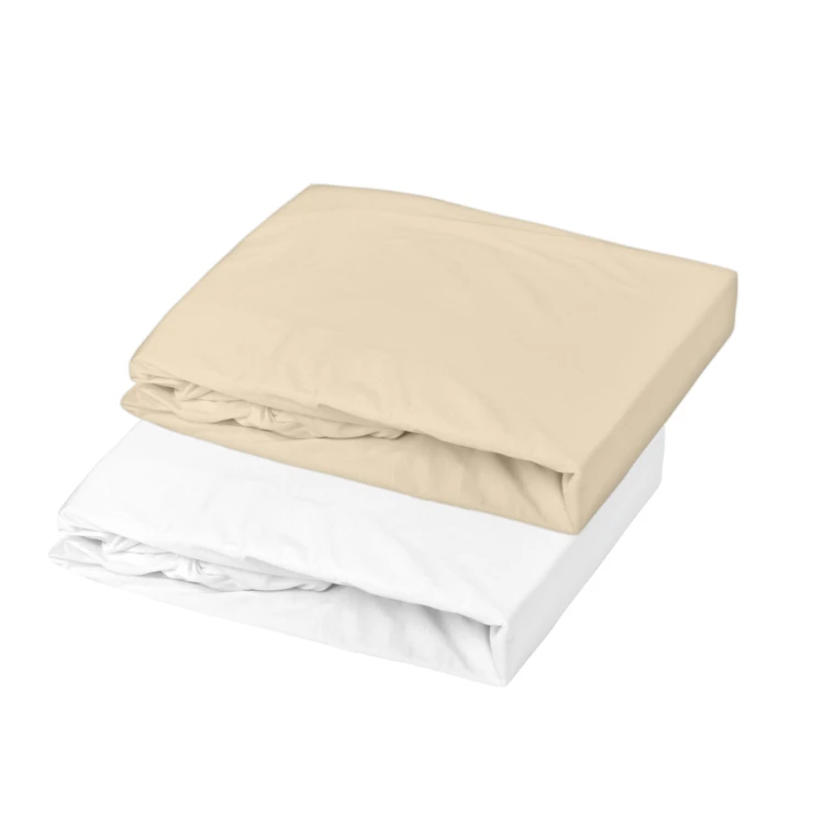 Lot de 2 draps housse en jersey