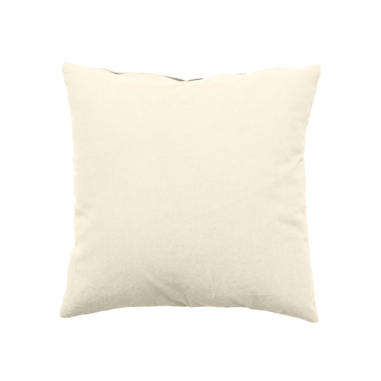 Coussin déhoussable uni en coton