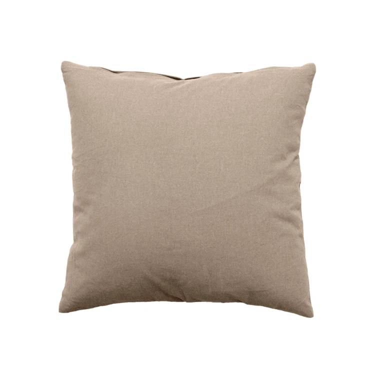 Coussin déhoussable uni en coton