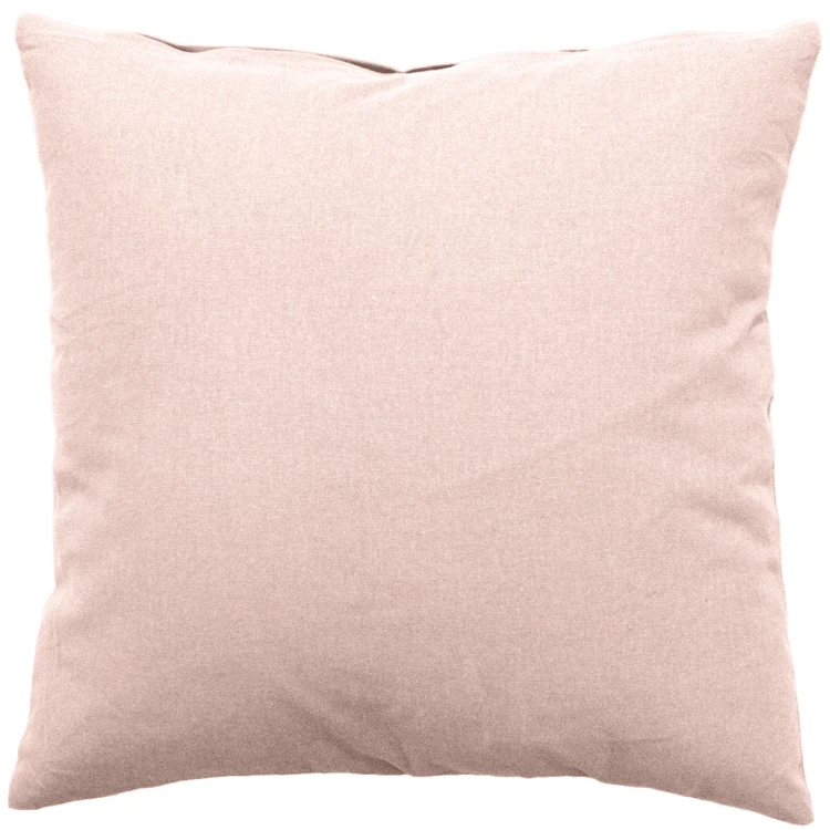 Coussin déhoussable uni en coton