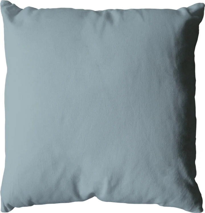 Coussin déhoussable uni en coton