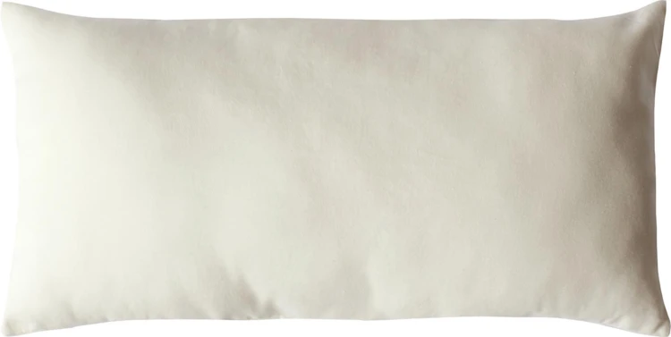 Coussin non déhoussable en coton uni