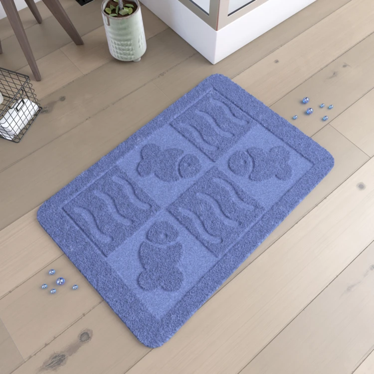 Tapis de bain à relief