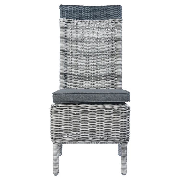 Chaise extérieure tressée ronde