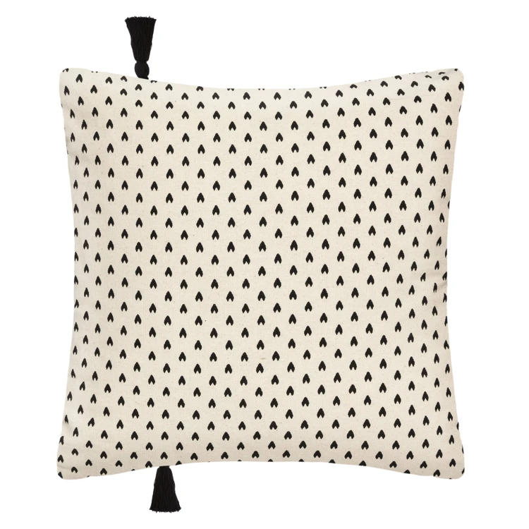 Housse de coussin visage en corde