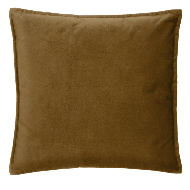 Coussin déhoussable en velours