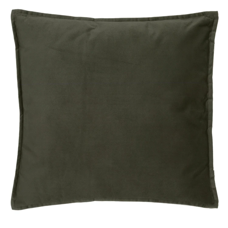 Coussin déhoussable en velours