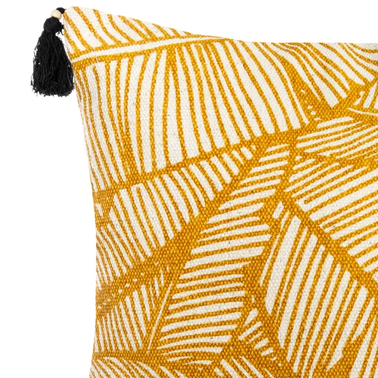 Housse de coussin esprit tropical