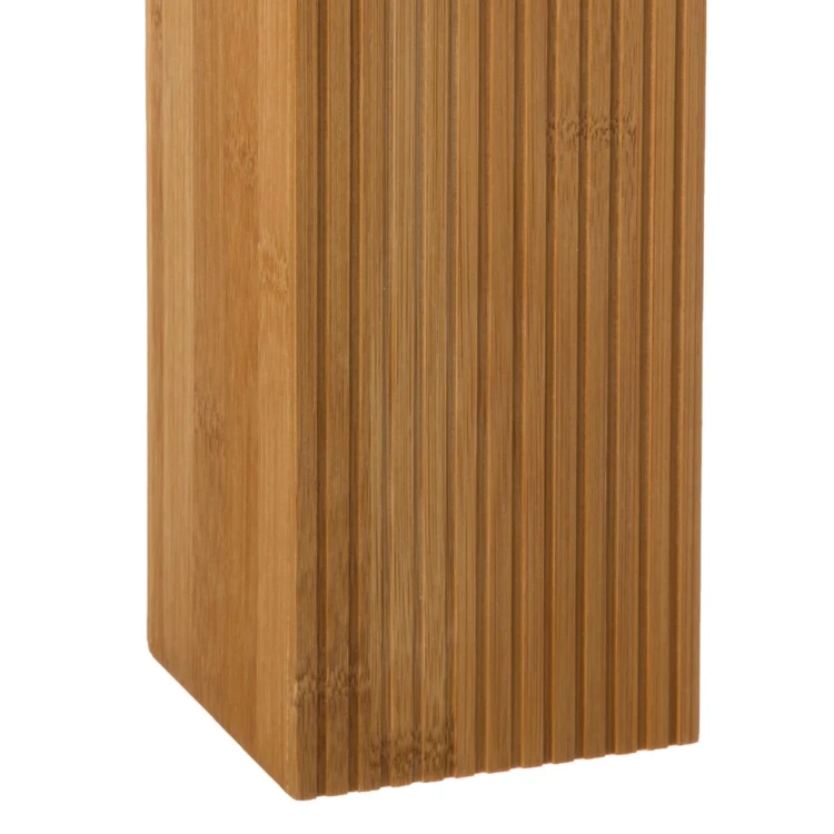 Toilettenbürste und -behälter aus Bambus