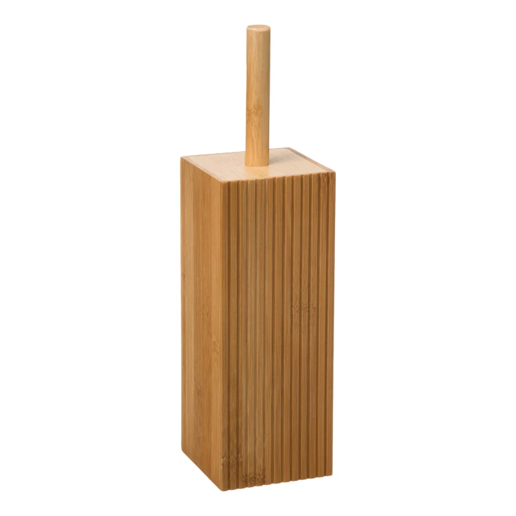 Pot et brosse wc en bambou