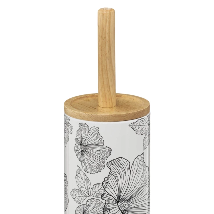 Brosse wc à l'esprit floral