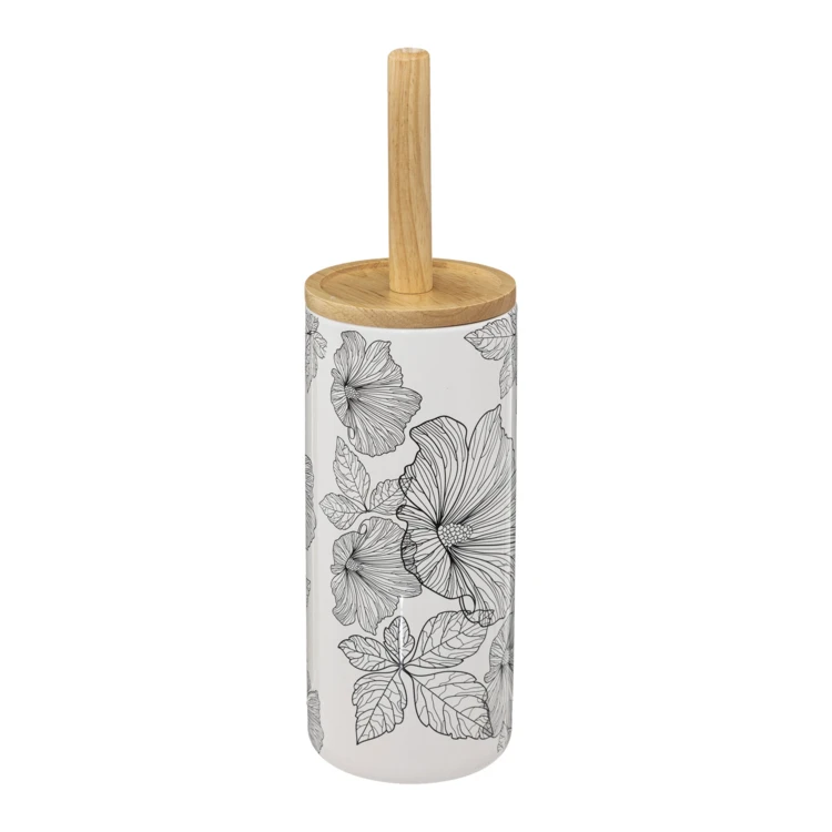 Brosse wc à l'esprit floral