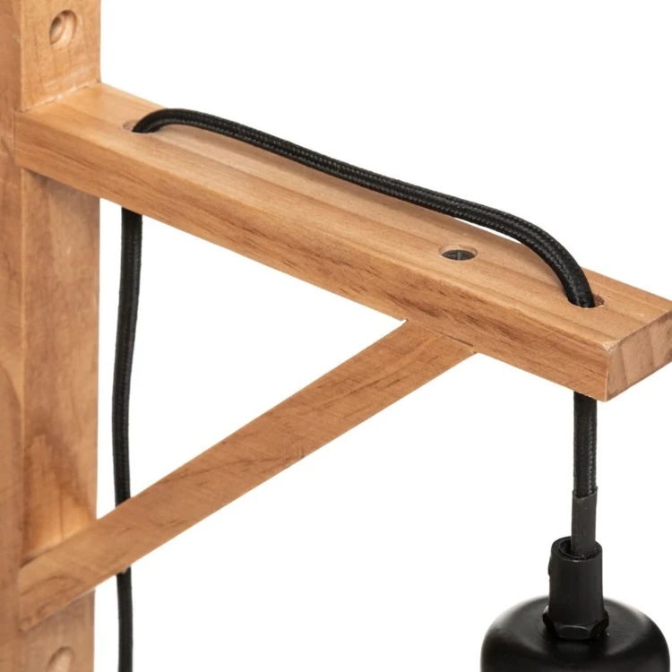 Wandapplikation aus Holz