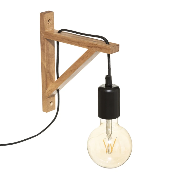 Wandapplikation aus Holz