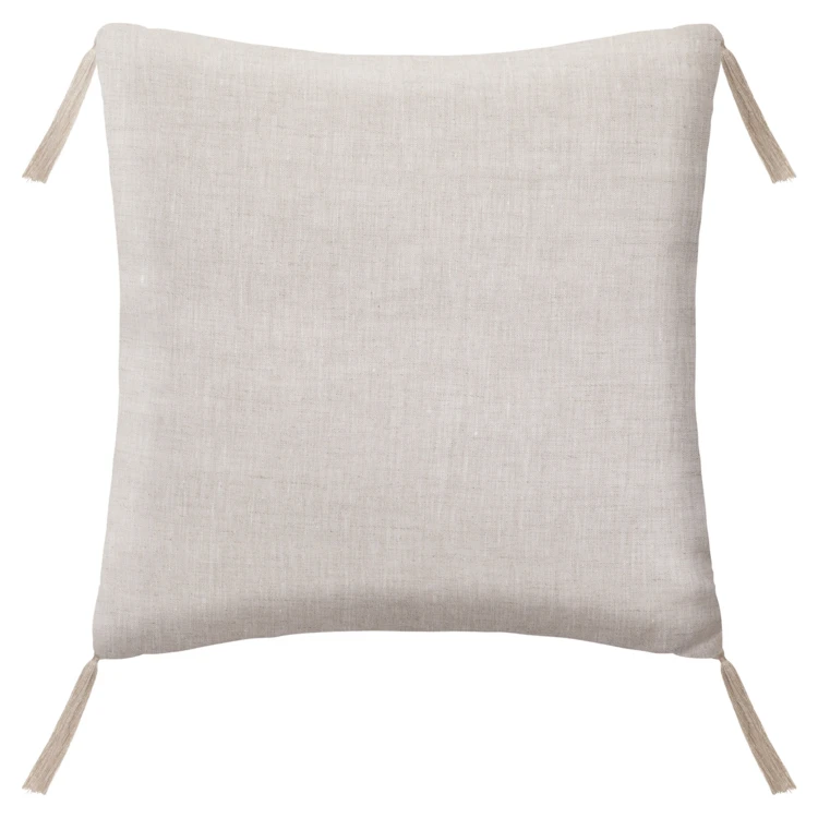 Coussin imprimé en lin