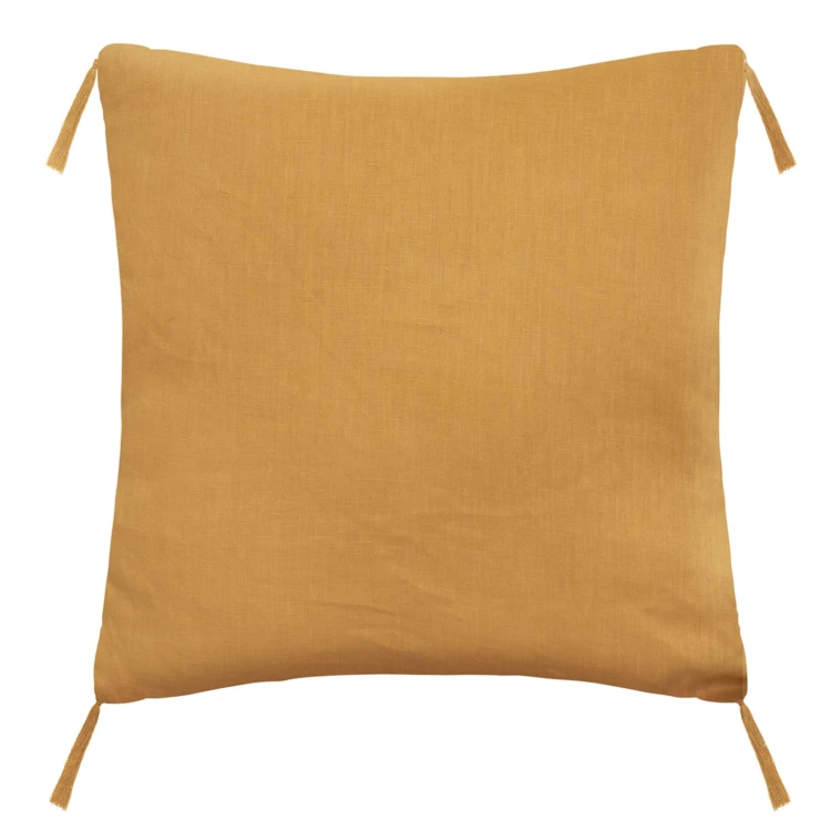 Coussin imprimé en lin