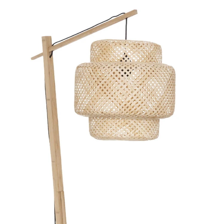 Stehlampe mit Hängeschirm
