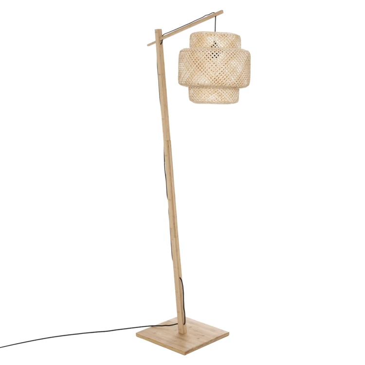 Stehlampe mit Hängeschirm