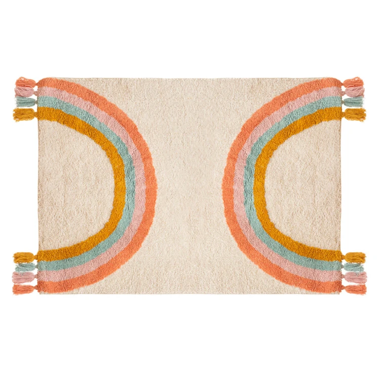 Tapis enfant arc en ciel