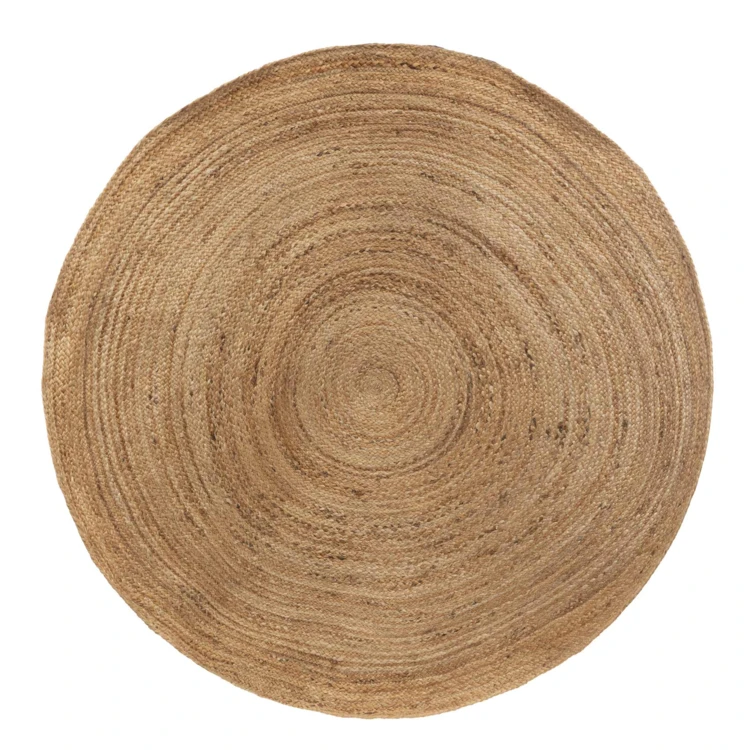 Tapis rond en jute tressé