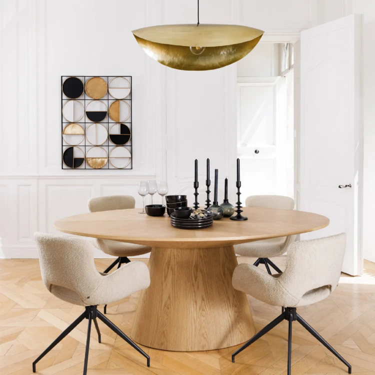 Pendelleuchte im gehämmerten Messing-Stil
