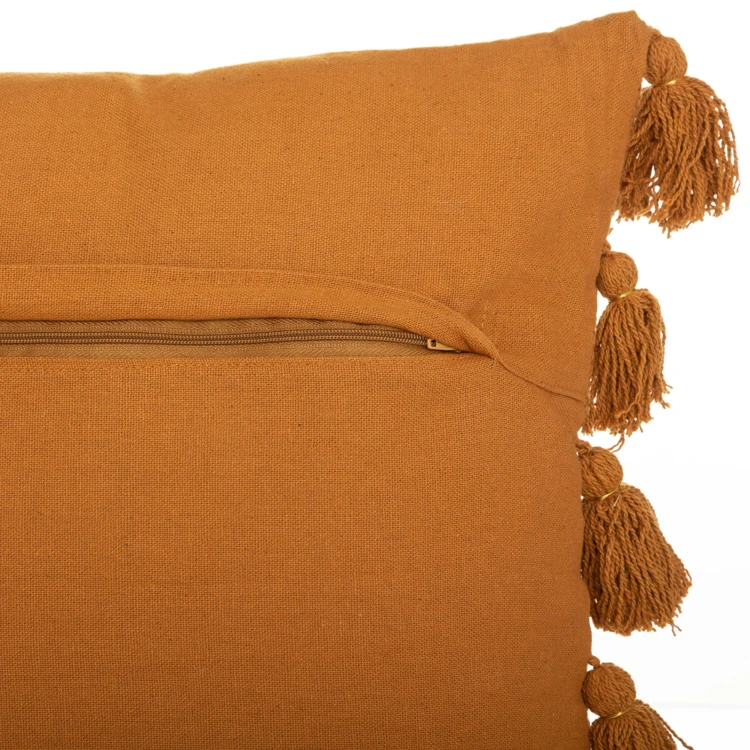 Coussin gypsy avec pompons