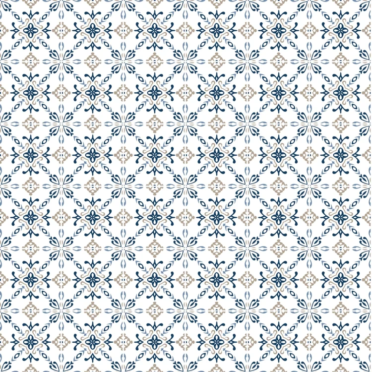 Toile cirée effet faïence