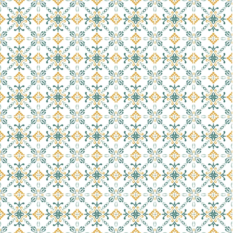 Toile cirée effet faïence