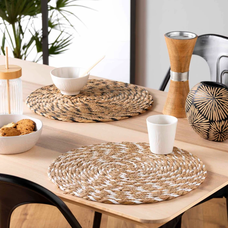 Set De Table En Paille Onc Homemaison