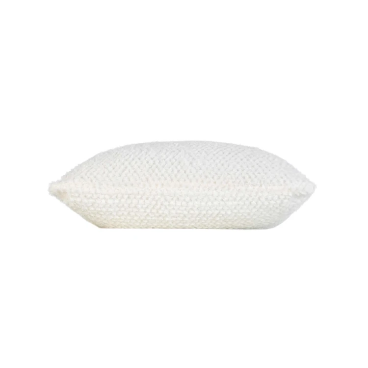 Housse de coussin imitation fourrure