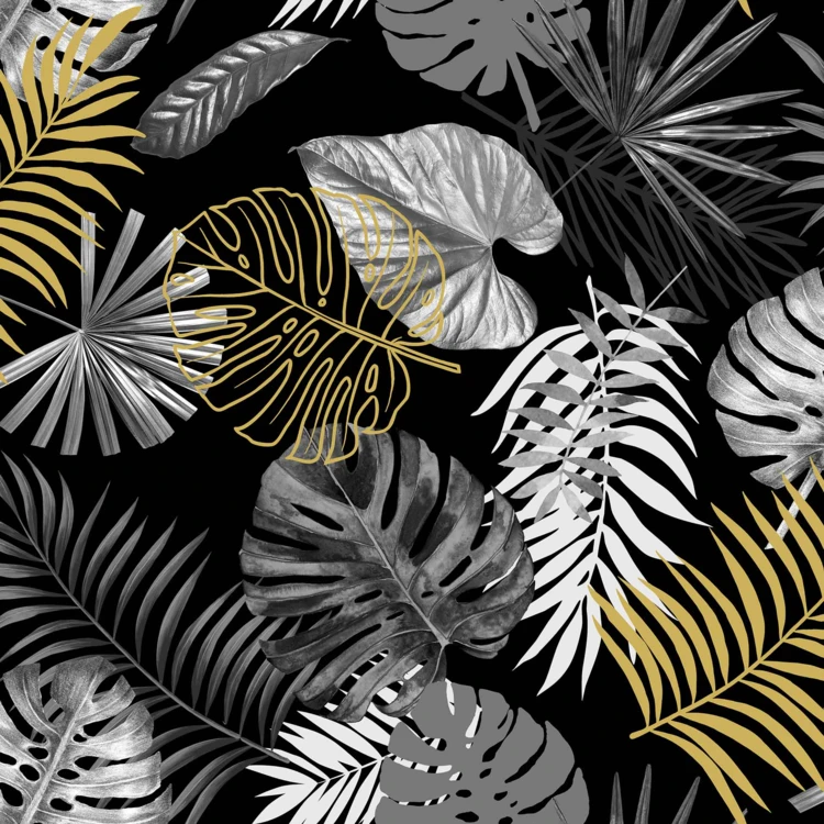Toile cirée exotique imprimée et gaufrée
