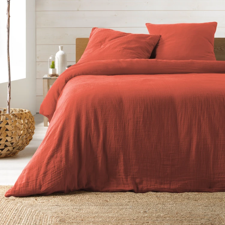 Juego de cama en gasa de algodón