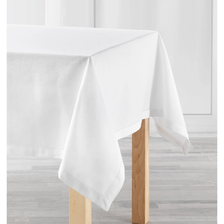 Tovaglia rettangolare in cotone tinta unita
